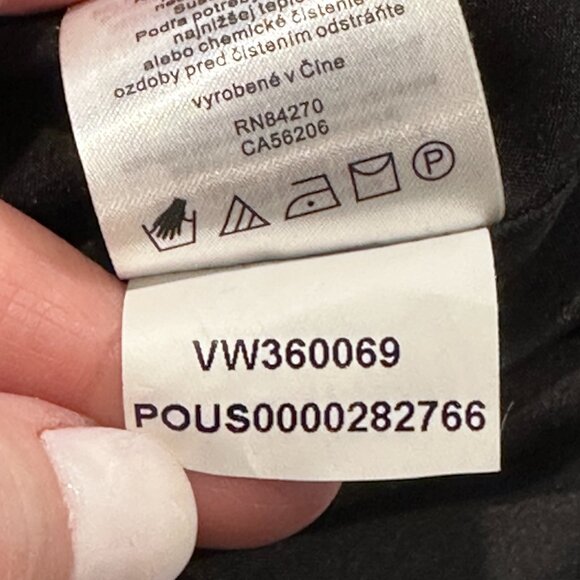 White by Vera Wang Gown Cowl Back Sash Black Tie Bridesmaid Formal Sz 8 VW360069 - Picture 3 of 12